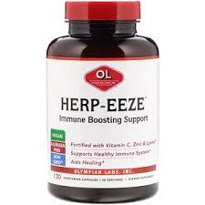 olympian labs herp eeze カプセル120 錠 健康補助食品 プロバイオティクス ビタミン