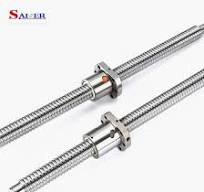 Fabrication en Chine de vis à billes de haute précision de la série Sfu Dfu  avec écrou à billes et usinage des extrémités pour machine CNC