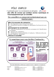 Liste des services ordonnés selon le tri : 26 Pole Emploi Mecanic Vallee