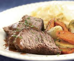 Dry red wine 1 1/2 tbsp. Slow Cooked Pot Roast With Mustard Horseradish Gravy Recipe Finecooking