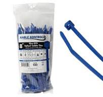 Kable Kontrol® ETFE Tefzel Cable Zip Ties - 8" - 50lbs - 100 Pcs Pack