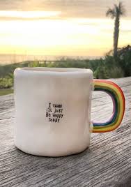 Rainbows Make Us Happy So We Made A Rainbow Inspired Mug Mugs Ceramics Cute Mugs