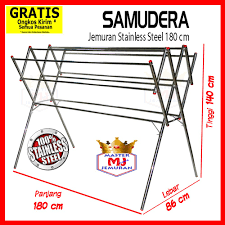 Melayani pembelian partai dengan minimal order 10 pcs per. Master Jemuran Samudera Stainless Steel 180 Cm Anti Karat Kuat Shopee Indonesia