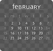 Calendar February Calendar Transparent Background Png Clipart Hiclipart Check out this fantastic collection of february 2021 calendar wallpapers, with 44 february 2021 calendar background images for your desktop, phone or tablet. calendar february calendar transparent