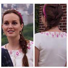 Blair Waldorf Hairstyle Four Stranded Braid With A Twist Blair Waldorf Hair Headband Hairstyles Gossip Girl Fashion