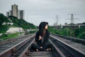 Black hoodie vector hd wallpaper wallpaper flare. Woman In Black Hoodie Hd Wallpaper Wallpaper Flare