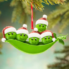 Maybe you would like to learn more about one of these? Home Decor Ornaments Accents Peas In A Pod Family Of 6 Grandkids Grandchildren Friends Group Personalized Christmas Tree Ornament