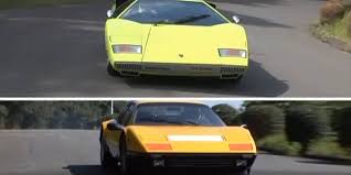 Plus super serie novità 2018 la più bella di sempre. the most beautiful ever.. 1974 Lamborghini Countach Lp400 Vs 1982 Ferrari 512 Bb Better Than Coffee