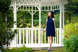 Navy Shimmers on Christabel Chua | MYLITTLEBOW