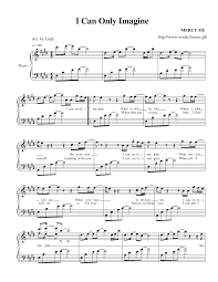 Three Days Grace Over And Over ноты для фортепиано I Can Only Imagine By Mercy Me 3 Hymn Sheet Music Piano Sheet Music Sheet Music