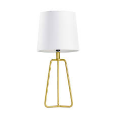 Opens in a new tab. Casilvon Modern Gold Metal Plug In Beside Living Room Bedroom Table Lamp Desk Lamp With White Fabric Shade Tripod Base 16 Inch Buy Online In Botswana At Botswana Desertcart Com Productid 200928442