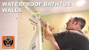 Make your bathroom renovation easier with our. How To Waterproof Bathtub Walls 3 Awesome Methods Youtube
