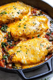 25 simple, delicious chicken drumstick recipes. Tomato Spinach Chicken Skillet Recipe Low Carb Keto Chicken Recipe Eatwell101