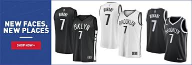 Kevin durant is ballin' right now, and what better way to show your love than to rock the blue and the jersey was nice at the time i purchased it.now that durant has traded teams, my son don't care. Kevin Durant S Brooklyn Nets 7 Jersey Now Available At The Nba Store Interbasket