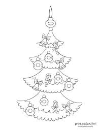 Christmas tree, an evergreen tree, frequently a fir or a pine ornamented with lights and decorates as a portion of xmas festivities. Top 100 Christmas Tree Coloring Pages The Ultimate Free Printable Collection Print Color Fun