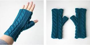 Woolfestival is happy to bring you this free pattern for knitting simple children's striped. Gingerbread Icing Knitted Fingerless Gloves Free Knitting Pattern