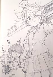 Emma With A Keyblade Neverland Art Neverland Anime