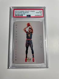 De'Andre Hunter 2019 Court Kings #39 Blank Slate /(SSP) Price Guide