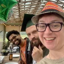 Latergram from the Time Lord Summit with living legend #demetrageorge at  the @caeli.institute in Olympia, WA… early August. Truly an honor to  explore primary texts and cast a critical eye