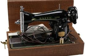 Sewing machines did not go into mass production until the 1850's, when isaac singer built the first commercially successful machine. The Vintage Elite Sewing Machine History And Review