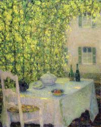 The Athenaeum The Village Table Gerberoy Henri Le Sidaner Impressionist Art Landscape Art Art