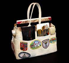 I Am An Organized Person By Nature And The Idea Of Having Everything I Need For A Sketch Outing In A Compact Organized Space Art Bag Artist Bag Travel Art Kit