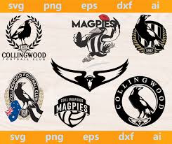 Collingwood Magpies Logo Collingwood Magpies Svg Collingwood Magpies Png Collingwood Magpies Printable Afl Svg Logos Collingwood Magpie Collingwood Collingwood Football Club Afl