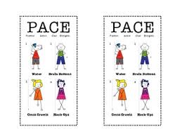 Brain Gym Pace Bookmark Brain Gym Brain Gym Exercises Brain Gym For Kids