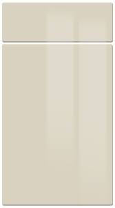 The kitchen now includes traditional framed cabinets with plywood box construction and painted maple doors. High Gloss Latte Kitchen Door Finish By Homestyle