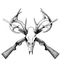 Black And White Deer Skull Tattoo Deer Skull Tattoo By Jessiedreadful Deviantart Com Deer Tattoo Designs Deer Skull Tattoos Deer Hunting Tattoos