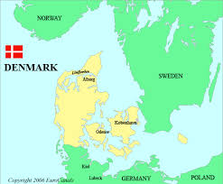 Well, the bike path is circuitous and the map of it looks as if someone dropped a worm with the bends on it. Denmark Waterways Map