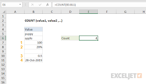 Here is a list of operators you can use: How To Use The Excel Count Function Exceljet