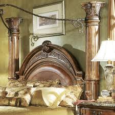 Michael Amini Monte Carlo Ii Canopy Customizable Bedroom Set Reviews Wayfair Bedroom Set Panel Headboard Bedroom Set Designs
