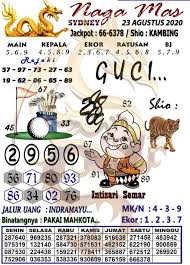 Prediksi Syair Sydney 23 Agustus 2020 Keraton4d