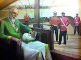 Capture of the last Mughal emperor and sons