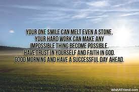 Use every morning love quotes! Good Day At Work Quotes For Her Good Morning Message Your One Smile Can Melt Even Dogtrainingobedienceschool Com