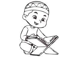 Karena cukup mudah dan simple saat proses mewarnai gambar rumah, sehingga anak tidak begitu kesulitan saat mewarnainya. Anak Muslim Sedang Mengaji Mewarnai Id