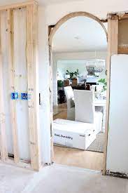 Changing A Square Door To An Arch: Before & Afters - The Inspired Room |  Arched Interior Doors, Archways In Homes, Doors Interior