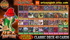 Rex Raptor Orica Deck Yugioh Anime Cards Dragoes
