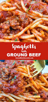 Spaghetti Recipe With Ground Beef Recipe Spaghetti Recipes Easy Best Spaghetti Recipe Spaghetti Beef Recipe