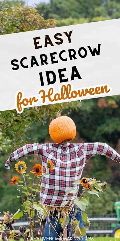 DIY Scarecrow for Fall - Creative Homemaking