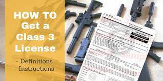 Check spelling or type a new query. How To Get A Class 3 Firearms License 2020 By A Firearms Attorney