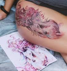 Watercolor Tattoos Will Turn Your Body Into A Living Canvas Horse Tattoo Design Mom Tattoo Designs Equine Tattoo