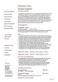 Systems Engineer Resume Example Sample It Security Future Potential Employers Work Jobs