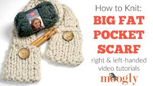 You can wrap yourself with this shawl and warm your hands at the same time. How To Knit Big Fast Pocket Scarf Right Handed Youtube