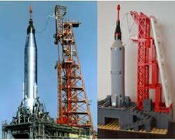 Maybe you would like to learn more about one of these? Lego Moc Mercury Atlas Launch Pad And Tower Saturn V Scale By Mocrockets Rebrickable Build With Lego