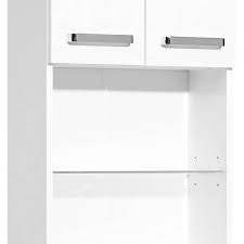 Badezimmer Hochschrank Warschau 66 In Weiss Glanzend B H T 50 195 5