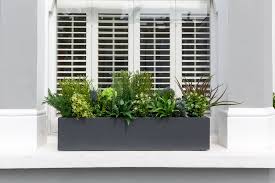 Get outdoors for some landscaping or spruce up your garden! Large Window Box Planter In Amalfi Black By Bay And Box London Notonthehighstreet Com