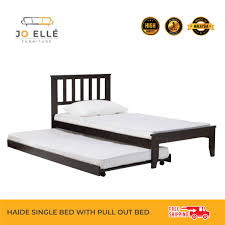 Bed frame malaysia from modern trendy to functional range available at idealfurniture. Jo Elle Aaron Bottom Pull Out Bed Free Shipping To West Malaysia Lazada