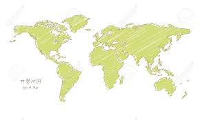 Prodajna mesta, akcije, ugodnosti, novice, dogodki, recepti in mnogo več. Hand Drawn Sketch World Map Mercator Projection Translation Of Japanese World Map Royalty Free Cliparts Vectors And Stock Illustration Image 110109974